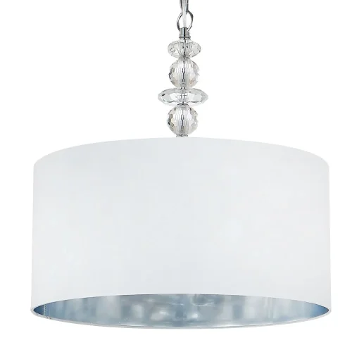 Светильник подвесной ARMANDO SP4 CHROME Crystal Lux белый 4 лампы, основание хром в стиле современный  фото 3